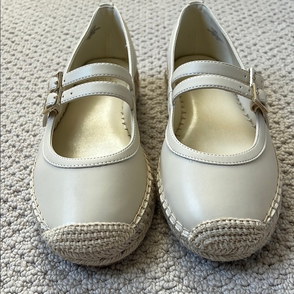 Vince Camuto Beige Double Strap Espadrilles - Picture 2 of 6
